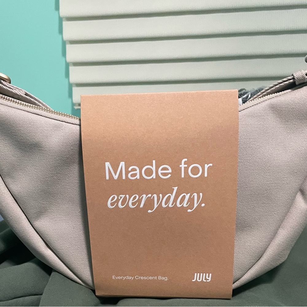 July Tan Everyday Crescent Bag